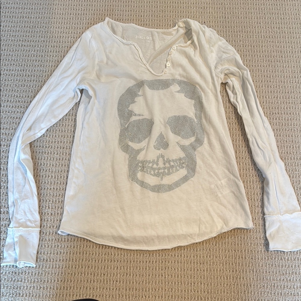 Zadig & Voltaire White Button-Up Shirt